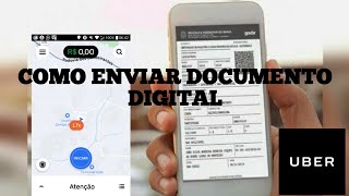 Como Enviar O Documento Digital Para Uber [upl. by Yelsnik]