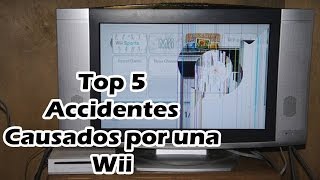 Top 5 Accidentes causados por la Wii [upl. by Elston421]