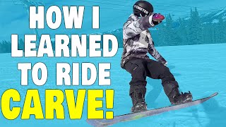 how I learned to carve a snowboard  3 BONUS DRILLS [upl. by Vally874]