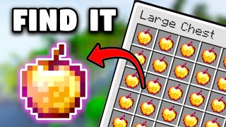 How to find an ENCHANTED Golden Apple in Minecraft 119 [upl. by Chud144]