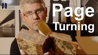 ASMR  Ancient Book Tapping And Page Turning  Super Crinkly Pages [upl. by Oiziruam]