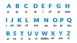 El Abecedario en Inglés Fácil  The Alphabet  Alfabeto en Inglés [upl. by Dimphia]