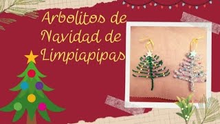 Arbolitos de Navidad de Limpiapipas [upl. by Marchese]