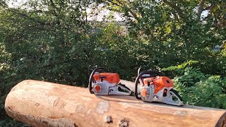 STIHL 500 i Ramiro vs STIHL 462 Lupu same chain and bar [upl. by Lawlor]