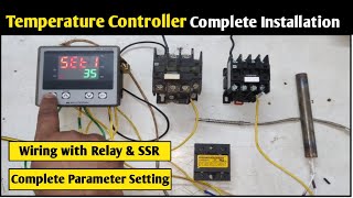 Multispan UTC 1202 Temperature Controller Wiring amp Parameter Setting Temperature Controller Setting [upl. by Jepson]