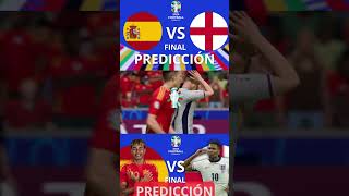 🎥 Partido Inglaterra vs España en la Final de la eurocopa2024 Predicciones  FC24 ⚽️ shorts [upl. by Eitsrik521]