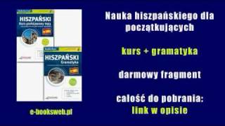 Nauka hiszpańskiego dla początkujących  kurs  gramatyka [upl. by Meri]