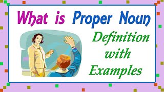 What is proper noun  Proper noun  definition with examples [upl. by Ruthi]