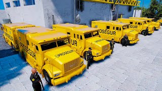 VIGILANTE de TRANSPORTE de VALORES PROSEGUR  GTA 5 POLICIAL [upl. by Saval]