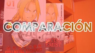 Comparación Manga  Fullmetal Alchemist Fullmetal Edition [upl. by Annayoj]