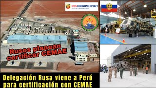 Delegación Rusa llegará a CEMAE para la puesta a punto de Helicópteros del Ejercito‼️🇵🇪🇷🇺 [upl. by Eisen]