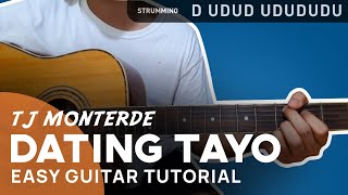 DATING TAYO Guitar Tutorial  TJ Monterde  Chordiko [upl. by Lanor]