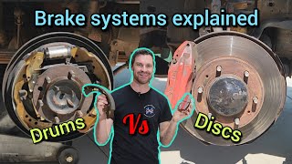 Disc vs Drum Brakes Which is Better amp how do they work [upl. by Hanas]