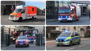 Pressluft Polizei RTW und Feuerwehr im Einsatz in Gronau WestF [upl. by Aleuqahs819]