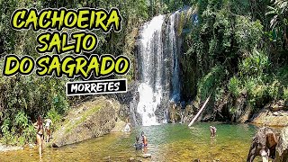 CACHOEIRA SALTO DO SAGRADO EM MORRETES  CACHOEIRA INCRÍVEL EM MEIO A MATA ATLÂNTICA Vlog [upl. by Anitsihc]