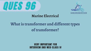 What is a Transformer Understanding Its Types and Functions  samudramanthan [upl. by Rosmarin]