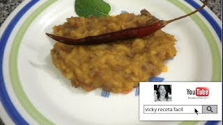 FRIJOLES REFRITOS CON CHORIZO  Vicky Receta Facil [upl. by Sanferd]