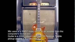 Gibson 06 R9  Marshall JMP MKII  Hotcake amp Zendrive [upl. by Noivax124]