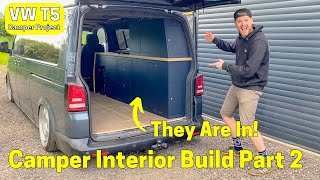 Camper Units Build Part 2  VW T5 Camper Project [upl. by Annoyed575]