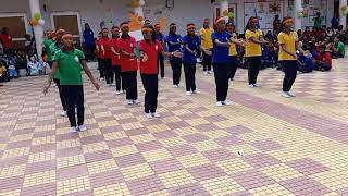 AEROBIC DANCE  ON INDEPENDENCE DAY CELEBRATION OAV ALLADA [upl. by Renrut303]