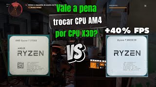 AMD Ryzen 3700X VS 5800X3D vale a Pena trocar gaming games steam pcgaming pcgamer pc [upl. by Delilah]