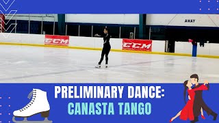 Preliminary Dance Canasta Tango  Figure Skating [upl. by Jessi989]