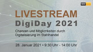 BDS DigiDay 2021  Chancen und Möglichkeiten durch Digitalisierung im Stahlhandel [upl. by Annette]