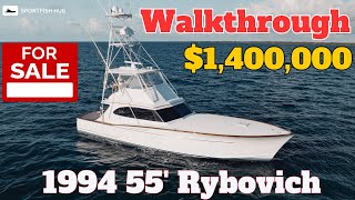 55 Foot Rybovich Custom Sportfishing Boat For Sale  Rybovich Sportfish Yacht [upl. by Eidnil877]