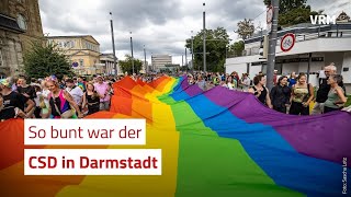 So bunt war der CSD in Darmstadt [upl. by Donnenfeld]