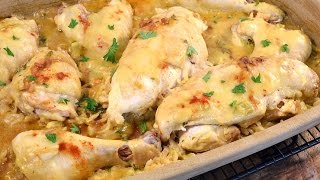 Baked Chicken and Rice  quotNo Peekquot Chicken Recipe  RadaCutlerycom [upl. by Viccora352]