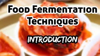 Introduction to food fermentation techniques  Food microbiology [upl. by Yromem]