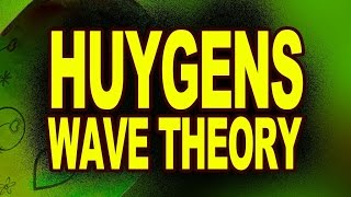 Huygens Wave Theory  Physics Animation [upl. by Emiaj]