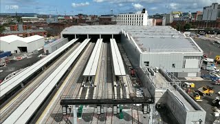 Grand Central Station Belfast  Train Service to start Sunday 13th October  BBC News 3102024 [upl. by Zenobia]