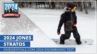 2024 Jones Stratos  SkiEssentialscom Snowboard Test [upl. by Irrot954]