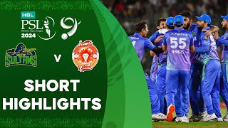 Short Highlights  Multan Sultans vs Islamabad United  Match 34  Final  HBL PSL 9  M1Z2U [upl. by Robet]