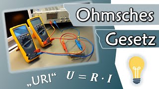 Ohmsches Gesetz Alles quotURIquot Erklärung und praktischer Versuch  Gleichstromtechnik 3 [upl. by Innad]