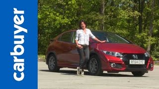 Honda Civic hatchback 2015 review  Carbuyer [upl. by Alf875]