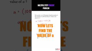 Multiple Step Percent Problem SAT [upl. by Veator339]