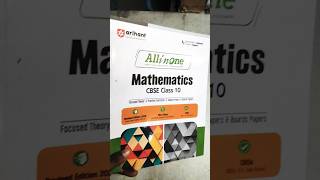 All in one math cbse class 10th book review shorts class10 [upl. by Lawford]