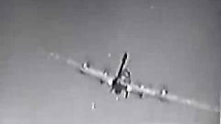 Luftwaffe Gun Camera B17 Attacked [upl. by Ahsila]