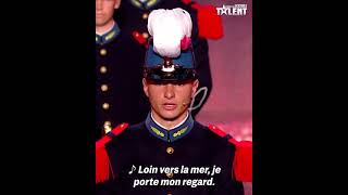 Les militaires de SaintCyr chantent dans lémission quotLa France a un incroyable talentquot [upl. by Alyakcim]