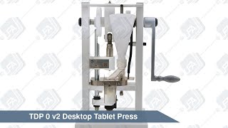 TDP 0 v2 Desktop Tablet Press  LFA Tablet Presses [upl. by Abbie]