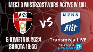 AKS 1947 BuskoZdrój vs MZKS Alit 1980 Ożarów  Transmisja LIVE [upl. by Feliks420]