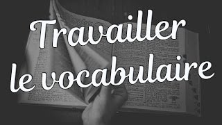 TRAVAILLER LE VOCABULAIRE [upl. by Mcdonald]