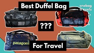 Best Duffel Bag for Travel [upl. by Odrawde549]