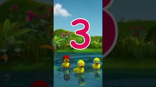 Cinq Petits Canards shorts learning counting fivelittleducks kids [upl. by Trahurn791]