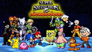 Super Smash Bros VS Nickelodeon Sprite Animation [upl. by Repmek]