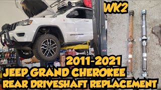 How to Replace the Driveshaft on a 20112021 JEEP Grand Cherokee WK2 VERY DETAILED [upl. by Aicilla513]