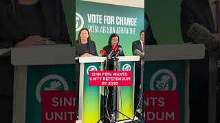 Sinn Féin to seek Irish reunification referendum by the end of the decade if elected [upl. by Kcirevam985]