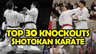 Top 30 Best Shotokan Karate Knockouts [upl. by Marcelia]